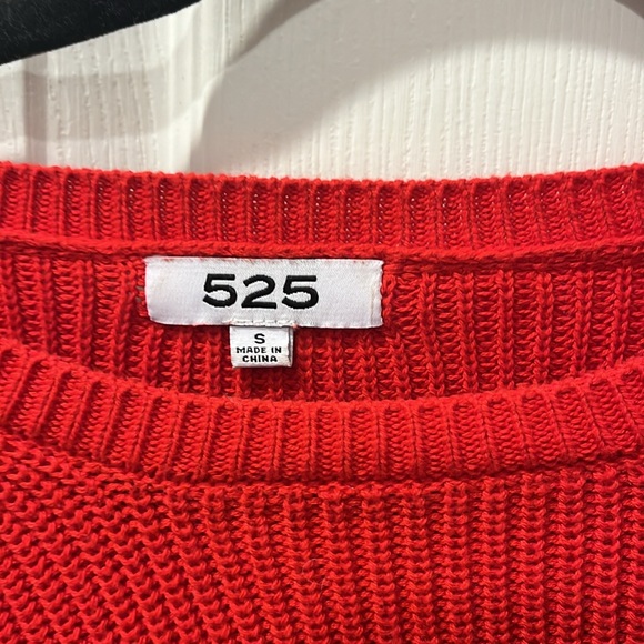 Emma Pullover in Lipstick 525 Red crewneck sweater from Revolve - Picture 3 of 4